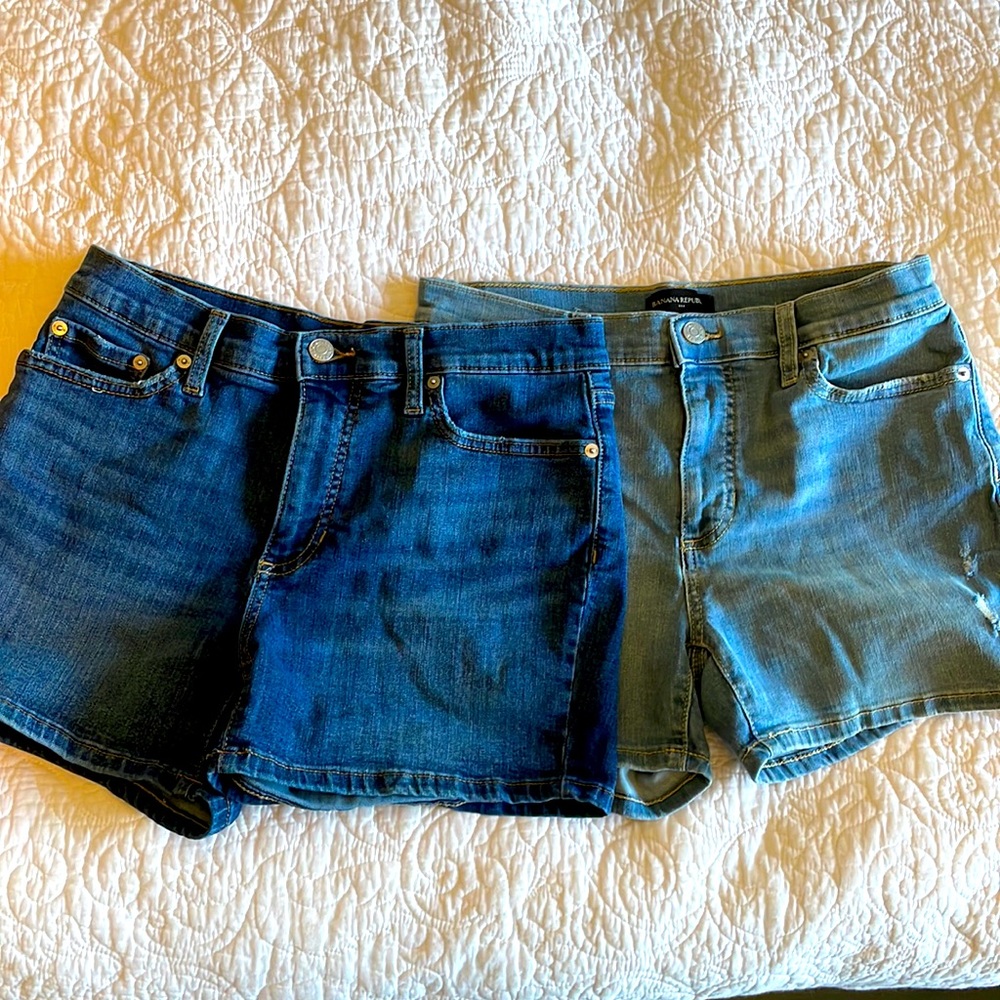 Lot of Banana Republic Jean shorts